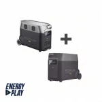 Kit de Estación de Energía Portátil 3600Wh + Batería Externa 3600Wh (7200Wh)