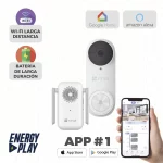 Timbre con Cámara Wi-Fi (Doorbell) Recargable