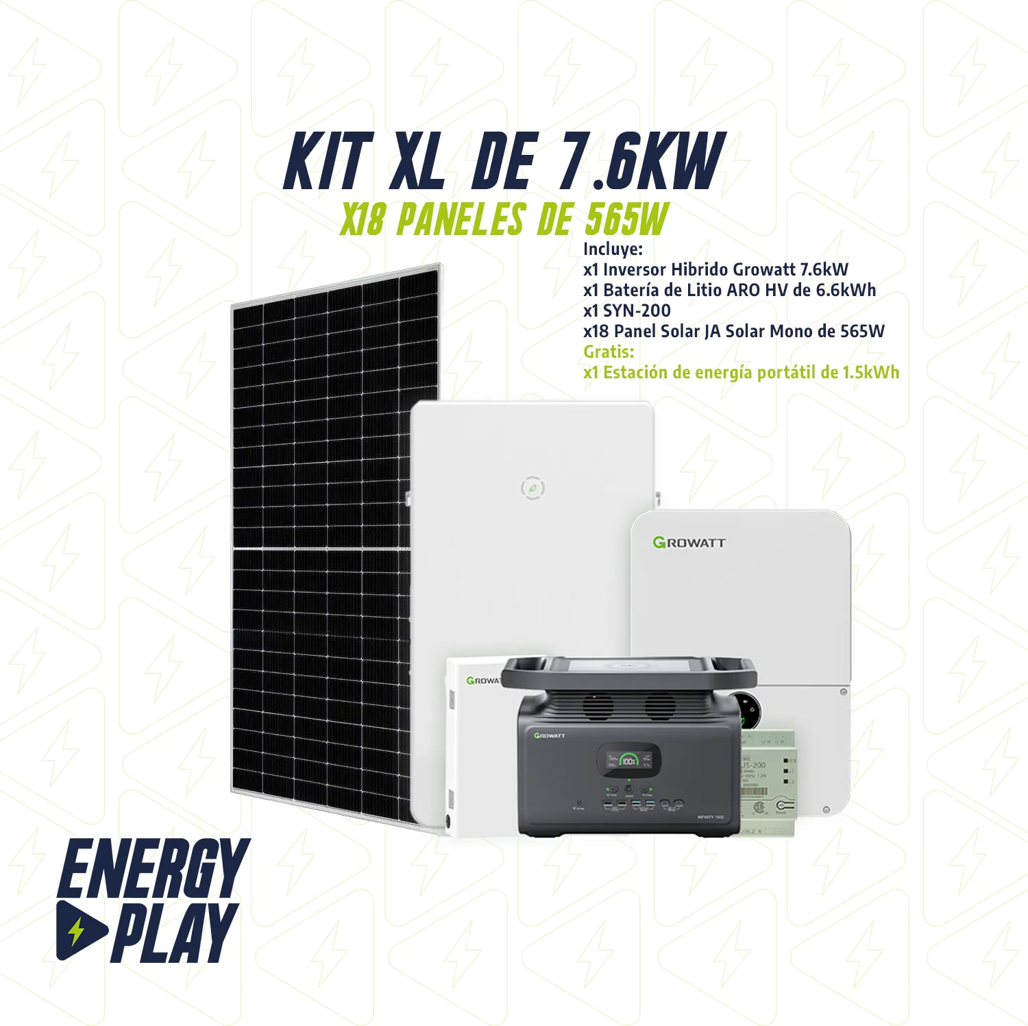 Hibrido76kW KIT XL de 7.6kW - Image 1
